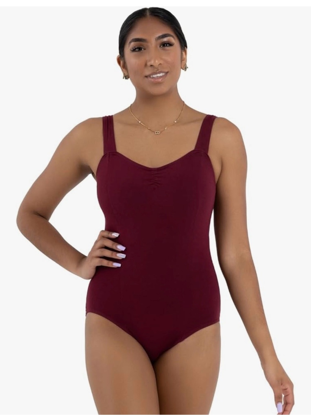 Capezio Princess Tank Leotard CC202 Burgundy Red Dance Ballet Gymnastics NWT